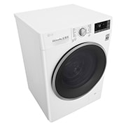 LG Lavatrice Smart TurboWash™ 8 kg Oblò Ring Silver Cromato, F4J7TN1W