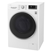 LG Lavatrice Smart TurboWash™ 8 kg Oblò Ring Silver Cromato, F4J7TN1W