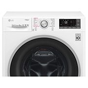 LG Lavatrice Smart TurboWash™ 8 kg  Lavaggio a vapore Oblò Ring Silver Cromato, F4J7TY1W