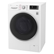 LG Lavatrice Smart TurboWash™ 8 kg  Lavaggio a vapore Oblò Ring Silver Cromato, F4J7TY1W