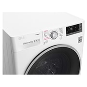 LG Lavatrice Smart TurboWash™ 9 kg  Lavaggio a vapore Oblò Ring Silver Cromato, F4J7VY1W