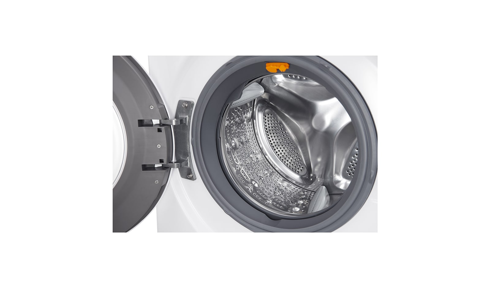 LG Lavatrice Smart TurboWash™ 10 kg Lavaggio a vapore Oblò Ring Cromato, F4J8JS2W