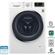 LG Lavatrice Smart TurboWash™ 9 kg  Lavaggio a vapore Oblò Ring Cromato, F4J8VS2W