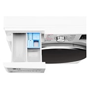 LG Lavatrice Smart TurboWash™ 9 kg  Lavaggio a vapore Oblò Ring Cromato, F4J8VS2W