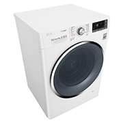 LG Lavatrice Smart TurboWash™ 9 kg  Lavaggio a vapore Oblò Ring Cromato, F4J8VS2W