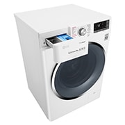 LG Lavatrice Smart TurboWash™ 9 kg  Lavaggio a vapore Oblò Ring Cromato, F4J8VS2W