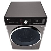 LG Lavatrice Smart TurboWash™ 10 kg  Lavaggio a vapore Oblò Ring Cromato, F4J9JS2T