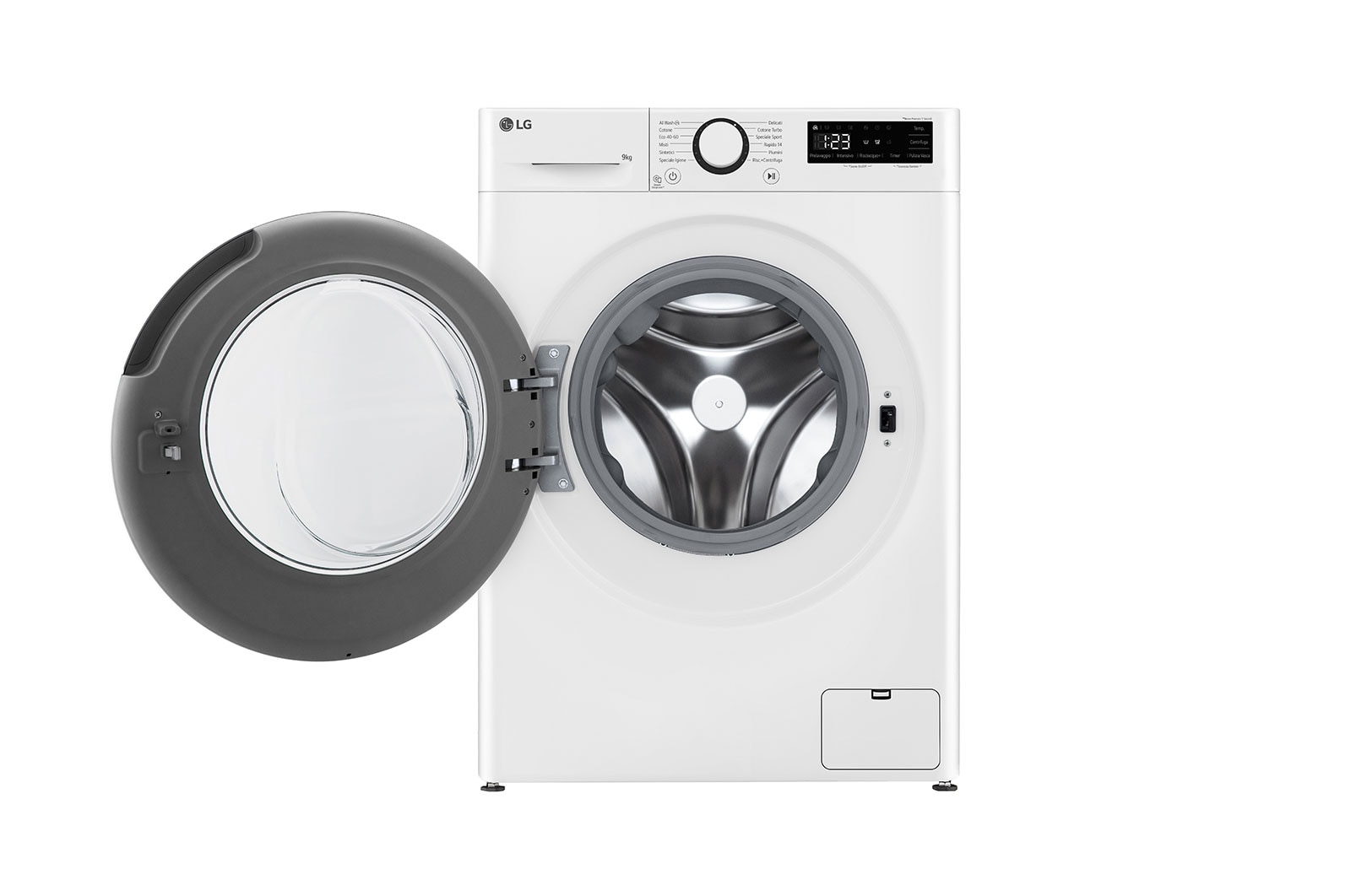 LG Lavatrice 9kg AI DD™ | Serie R3 Classe A-10% | 1400 giri, Lavaggio con AI, Smart Diagnosis, Motore Direct Drive | White, F4R3009NNWB