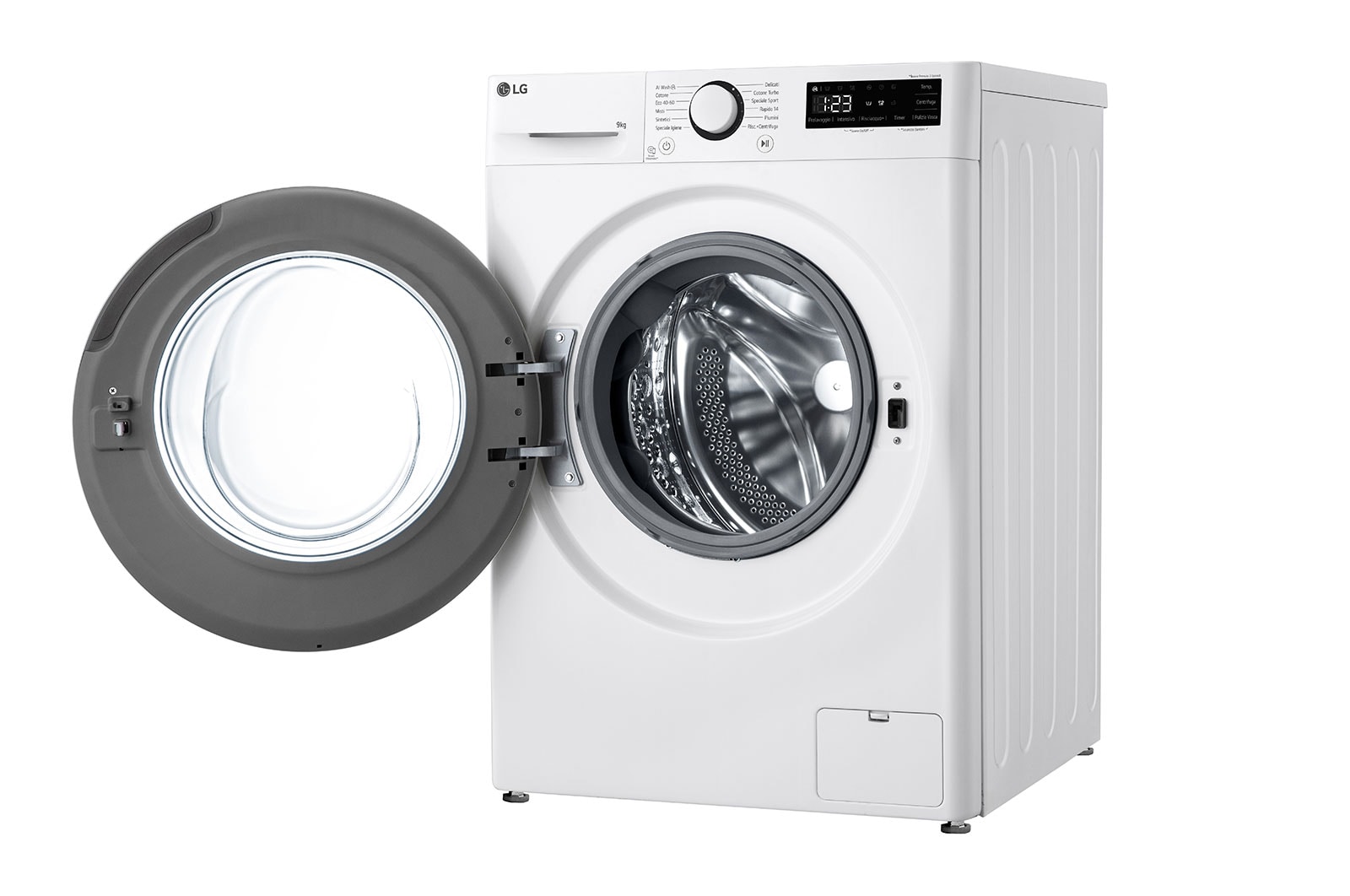 LG Lavatrice 9kg AI DD™ | Serie R3 Classe A-10% | 1400 giri, Lavaggio con AI, Smart Diagnosis, Motore Direct Drive | White, F4R3009NNWB