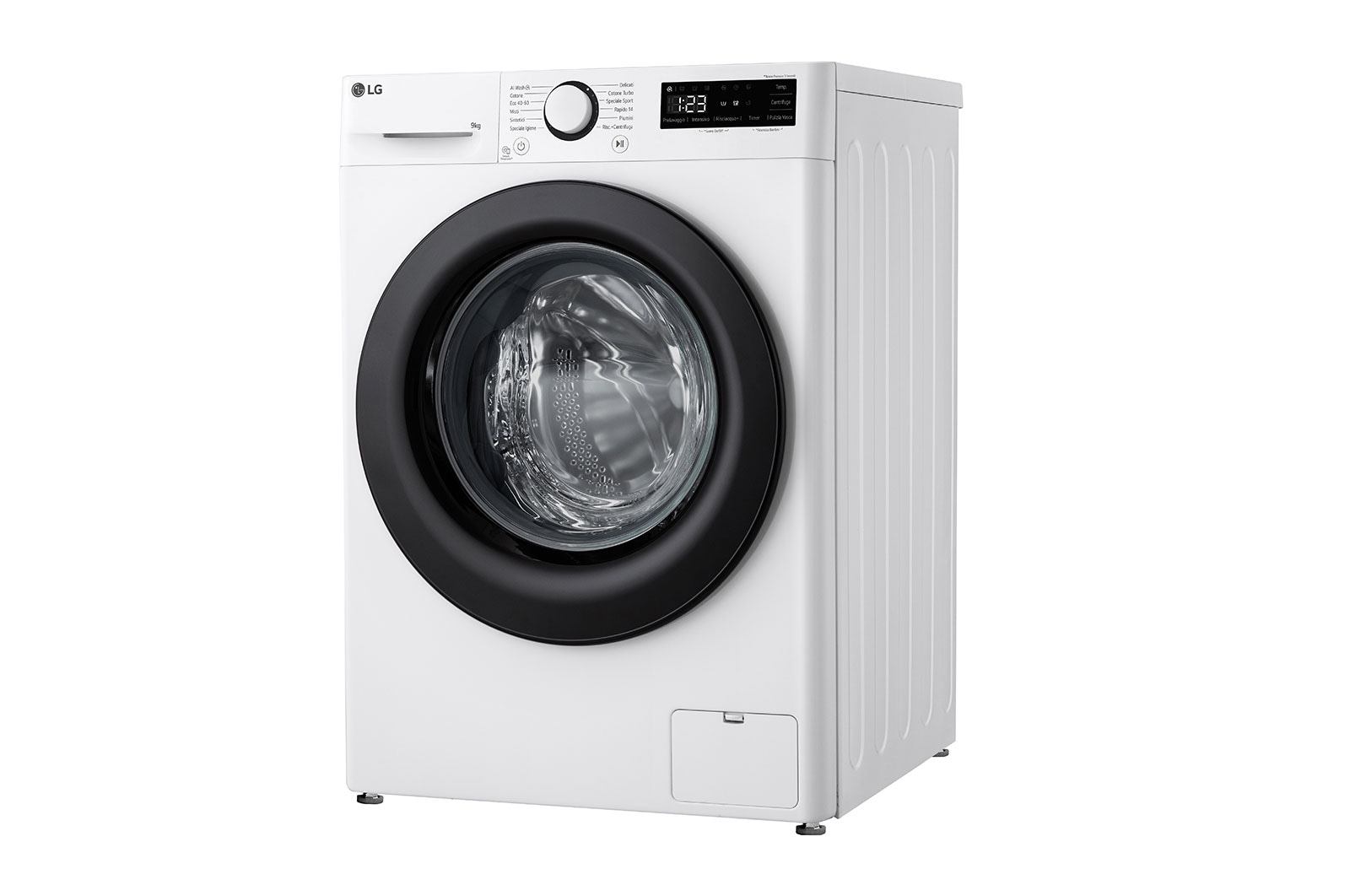 LG Lavatrice 9kg AI DD™ | Serie R3 Classe A-10% | 1400 giri, Lavaggio con AI, Smart Diagnosis, Motore Direct Drive | White, F4R3009NNWB