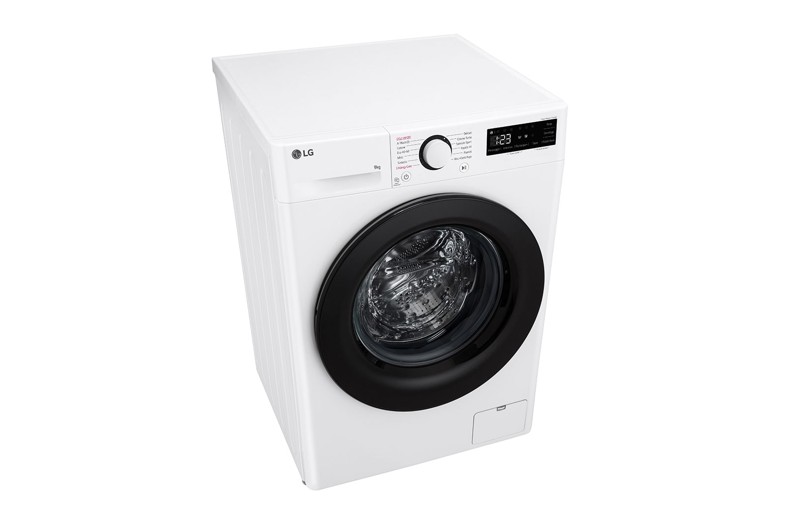 LG Lavatrice 9kg AI DD™ | Serie R3 Classe A-10% | 1400 giri, Lavaggio a vapore, Lavaggio con AI, Motore Direct Drive | White, F4R3009NSWB