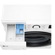 LG Lavatrice 9kg AI DD™ | Serie R3 Classe A-10% | 1400 giri, Lavaggio a vapore, Lavaggio con AI, Motore Direct Drive | White, F4R3009NSWB