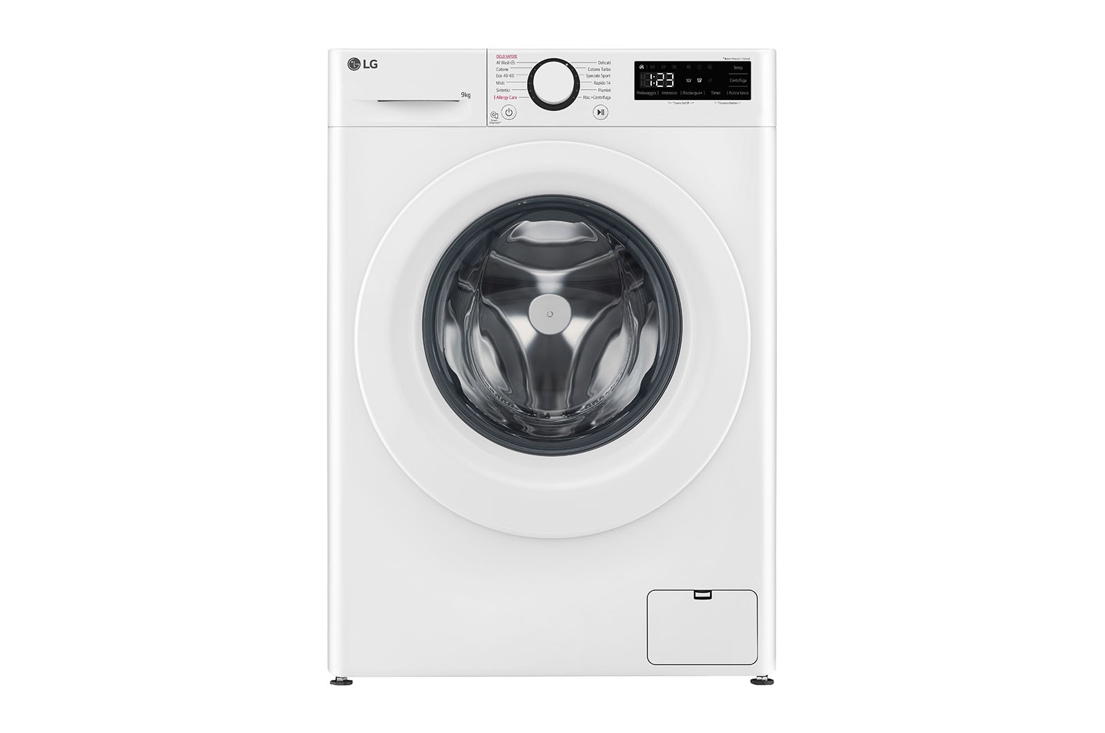 LG Lavatrice 9kg AI DD™ | Serie R3 Classe A-10% | 1400 giri, Lavaggio a vapore, Lavaggio con AI, Motore Direct Drive | White, F4R3009NSWW