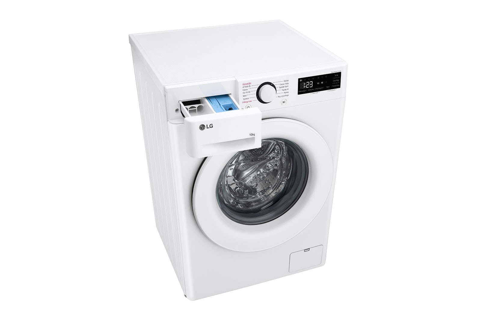 LG Lavatrice 10kg AI DD™ | Serie R3 Classe A-10% | 1400 giri, Lavaggio a vapore, Allergy Care, Inverter Direct Drive | White, F4R3010NSWW