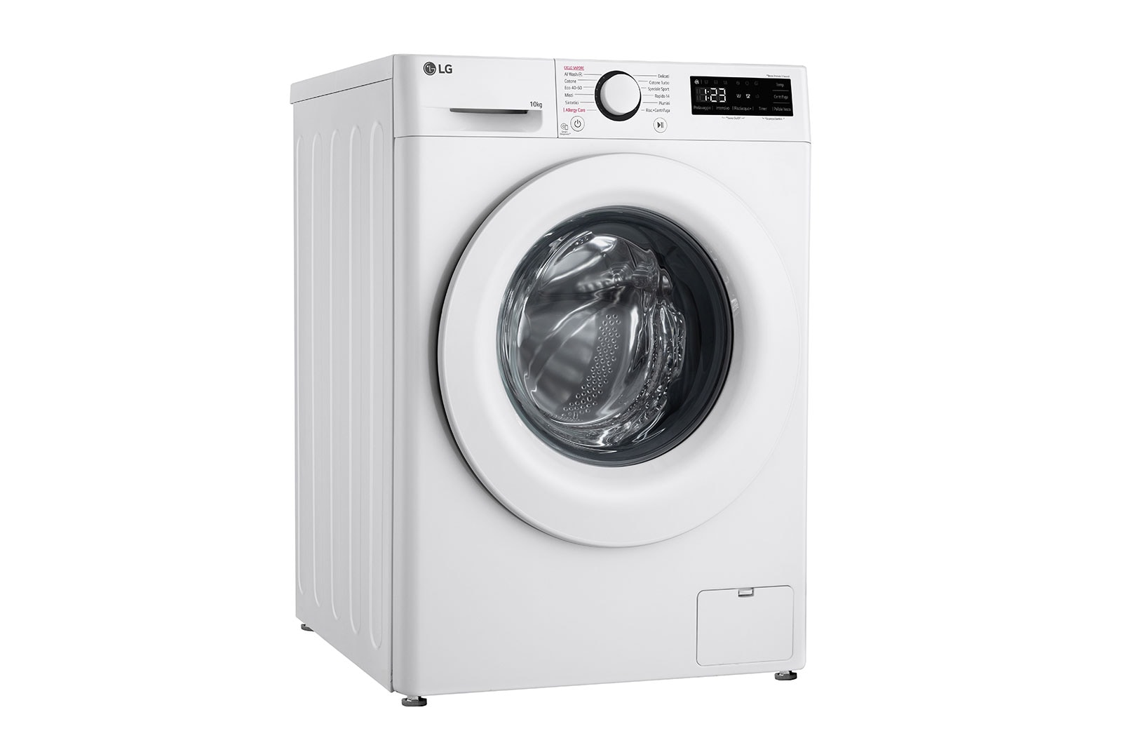 LG Lavatrice 10kg AI DD™ | Serie R3 Classe A-10% | 1400 giri, Lavaggio a vapore, Allergy Care, Inverter Direct Drive | White, F4R3010NSWW