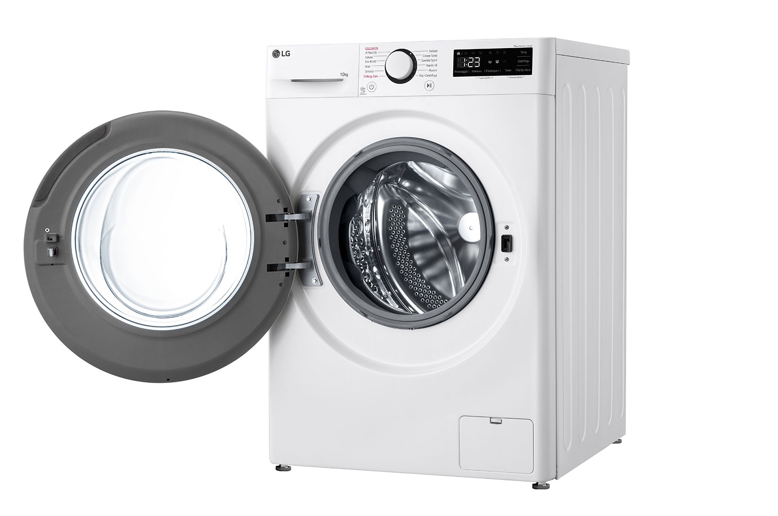 LG Lavatrice 10kg AI DD™ | Serie R3 Classe A-10% | 1400 giri, Lavaggio a vapore, Allergy Care, Inverter Direct Drive | White, F4R3010NSWW