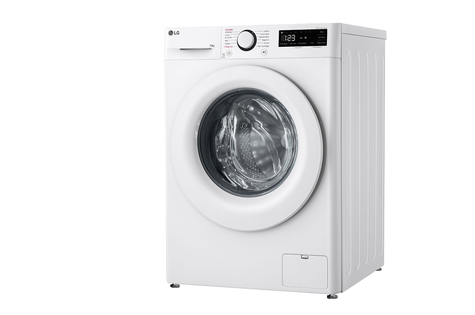 LG Lavatrice 10kg AI DD™ | Serie R3 Classe A-10% | 1400 giri, Lavaggio a vapore, Allergy Care, Inverter Direct Drive | White, F4R3010NSWW