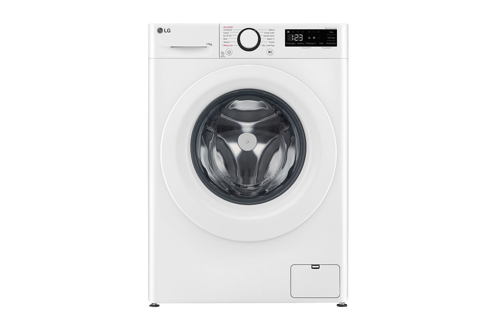 LG Lavatrice 11kg AI DD™ | Serie R3 Classe A-10% | 1400 giri, Lavaggio a vapore, Allergy Care, Inverter Direct Drive | White, F4R3011NSWW