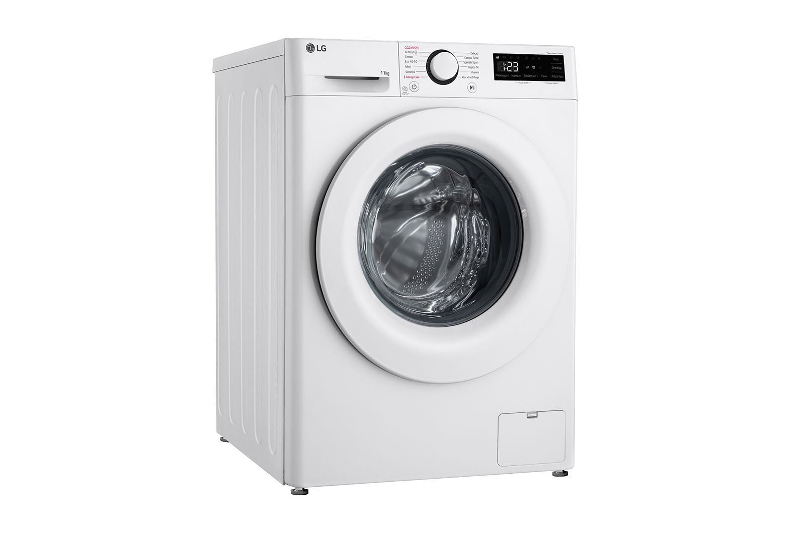 LG Lavatrice 11kg AI DD™ | Serie R3 Classe A-10% | 1400 giri, Lavaggio a vapore, Allergy Care, Inverter Direct Drive | White, F4R3011NSWW