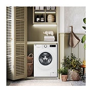 LG Lavatrice 13kg AI DD™ | Serie R3 Classe A-20% | 1400 giri, Lavaggio a vapore, Allergy Care, Inverter Direct Drive | White, F4R3013NSWW