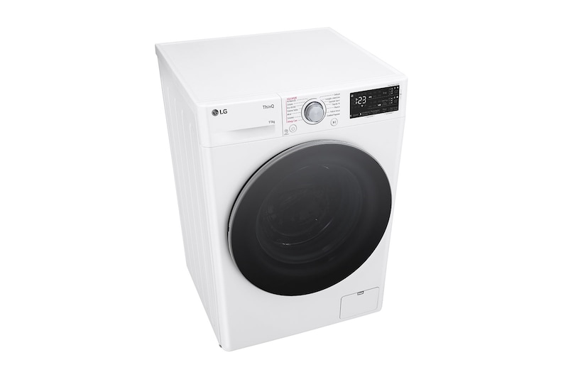 LG Lavatrice 11kg AI DD™ | Serie R3 Classe A-10% | 1400 giri, Autodosaggio, Lavaggio a vapore, Wi-Fi | White, F4R3711NSWS