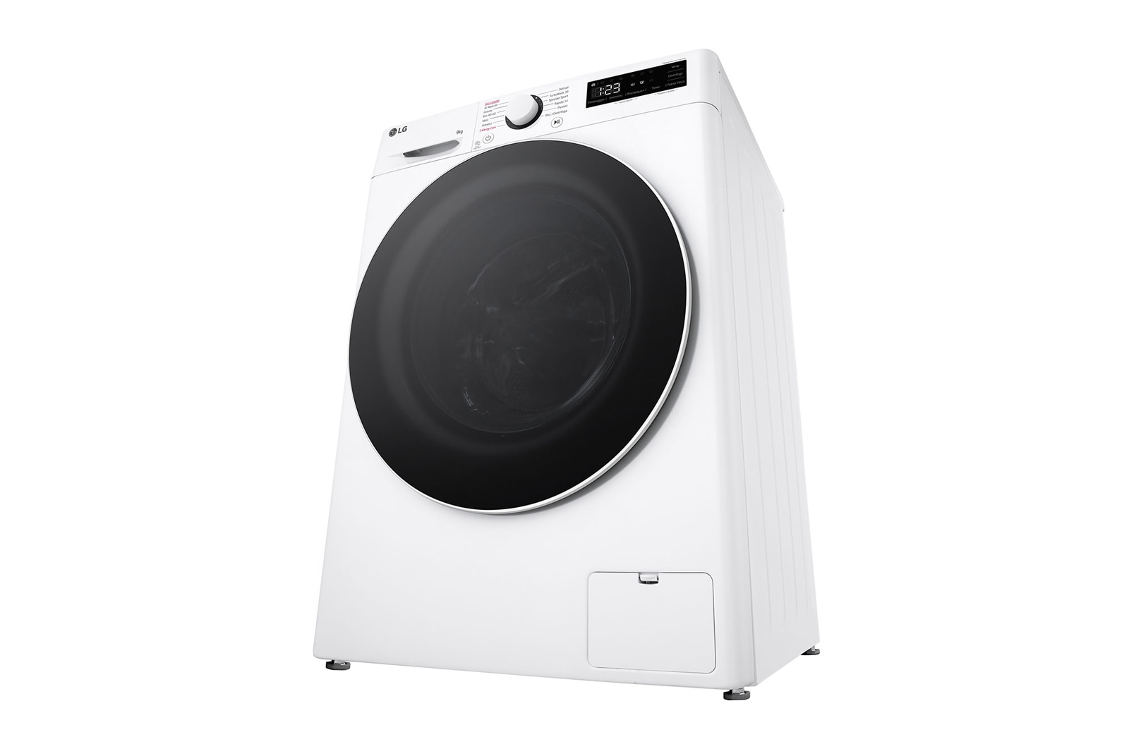 LG Lavatrice 9kg AI DD™ | Serie R5 Classe A-10% | 1400 giri, TurboWash 360, Lavaggio a vapore, Motore Direct Drive | White, F4R5009TSWW