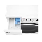 LG Lavatrice 9kg AI DD™ | Serie R5 Classe A-10% | 1400 giri, TurboWash 360, Lavaggio a vapore, Motore Direct Drive | White, F4R5009TSWW