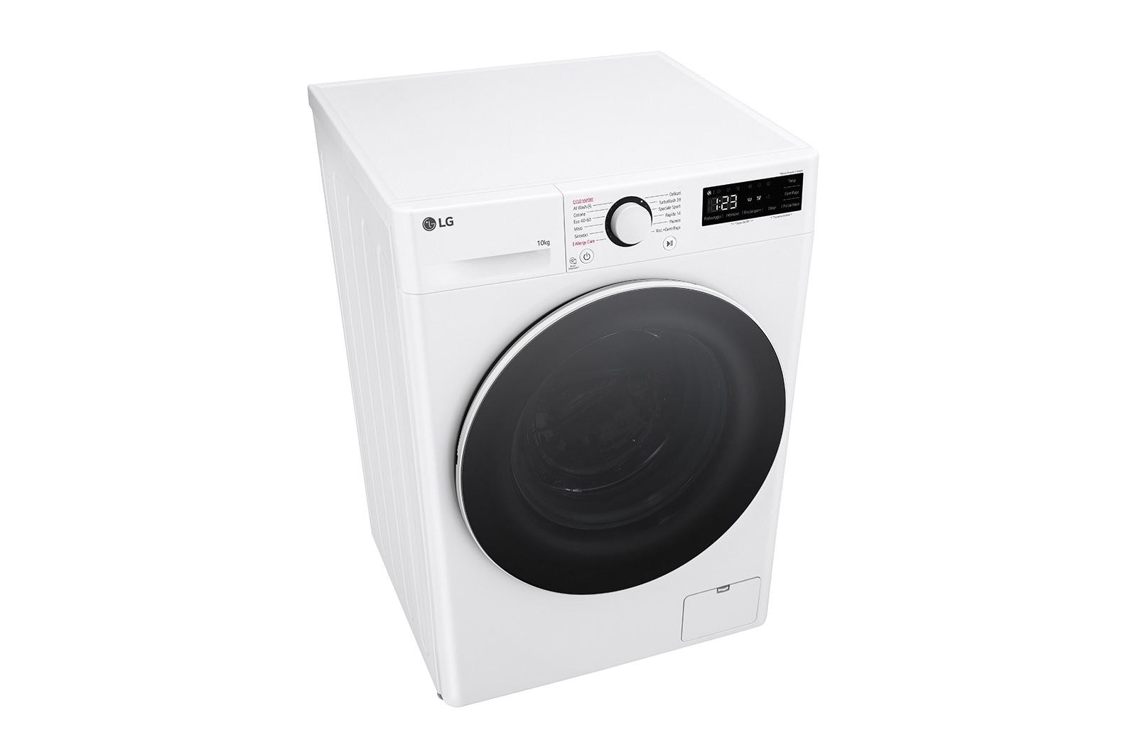 LG Lavatrice 10kg AI DD™ | Serie R5 Classe A-10% | 1400 giri, TurboWash 360, Lavaggio a vapore, Inverter Direct Drive | White, F4R5010TSWW