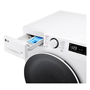 LG Lavatrice 10kg AI DD™ | Serie R5 Classe A-10% | 1400 giri, TurboWash 360, Lavaggio a vapore, Inverter Direct Drive | White, F4R5010TSWW