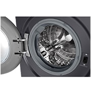 LG Lavatrice 11kg AI DD™ | Serie R5 Classe A-10% | 1400 giri, TurboWash 360, Lavaggio a vapore, Direct Drive | Middle Black, F4R5011TSMB