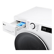 LG Lavatrice 11kg AI DD™ | Serie R5 Classe A-10% | 1400 giri, TurboWash 360, Lavaggio a vapore, Inverter Direct Drive| White, F4R5011TSWW