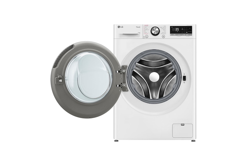 LG Lavatrice 9kg AI DD™ | Serie R7 Classe A-10% | 1400 giri, TurboWash 360, Vapore su 7 programmi, Wi-Fi | White, F4R7009TSWB