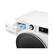 LG Lavatrice 10kg AI DD™ | Serie R7 Classe A-10% | 1400 giri, TurboWash 360, Vapore su 7 programmi, Wi-Fi | White, F4R7010TSWG