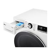 LG Lavatrice 11kg AI DD™ | Serie R7 Classe A-10% | 1400 giri, TurboWash 360, Vapore su 7 programmi, Wi-Fi | White, F4R7011TSWC