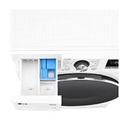 LG Lavatrice 11kg AI DD™ | Serie R7 Classe A-10% | 1400 giri, TurboWash 360, Vapore su 7 programmi, Wi-Fi | White, F4R7011TSWC