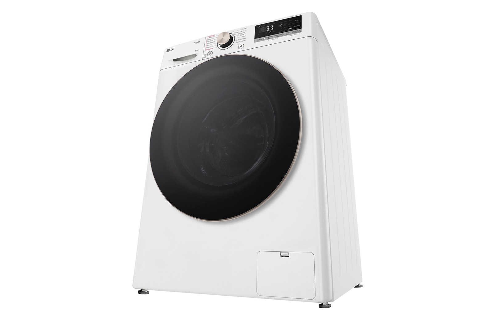 LG Lavatrice 11kg AI DD™ | Serie R7 Classe A-10% | 1400 giri, TurboWash 360, Vapore su 7 programmi, Wi-Fi | White, F4R7011TSWG