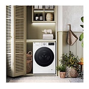 LG Lavatrice 9kg AI DD™ | Serie R7 Classe A-10% | 1400 giri, TurboWash 360, Vapore su 7 programmi, Wi-Fi | White, F4R709TAIDD