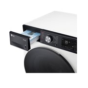 LG Lavatrice 9kg AI DD™ | Serie R7 Classe A-10% | 1400 giri, TurboWash 360, Autodosaggio, Vapore su 7 programmi, Wi-Fi | White, F4R7509TSWB