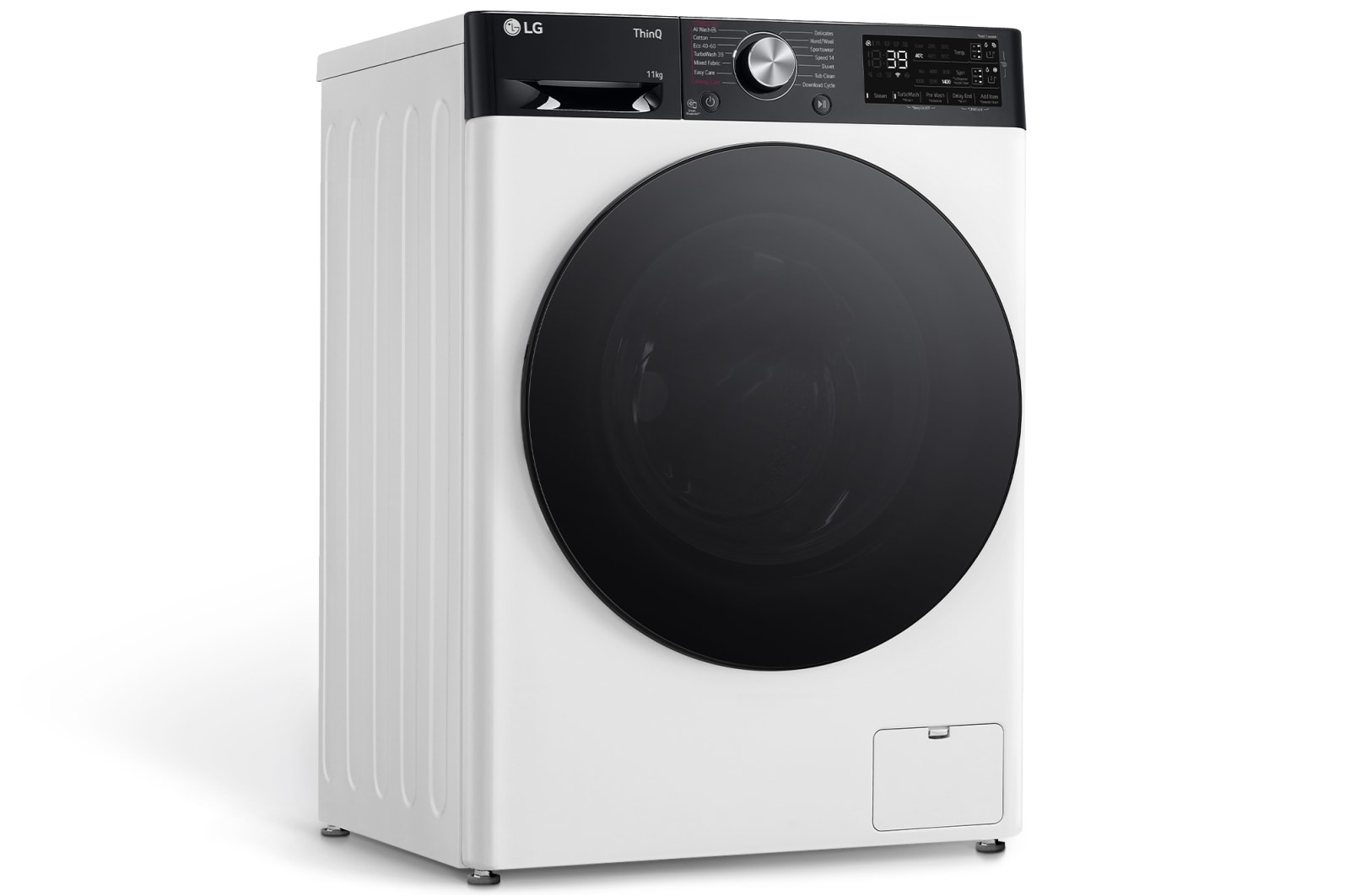 LG Lavatrice 11kg AI DD™ | Serie R7 Classe A-10% | 1400 giri, TurboWash 360, Autodosaggio, Vapore su 7 programmi, Wi-Fi | White, F4R7511TSWB