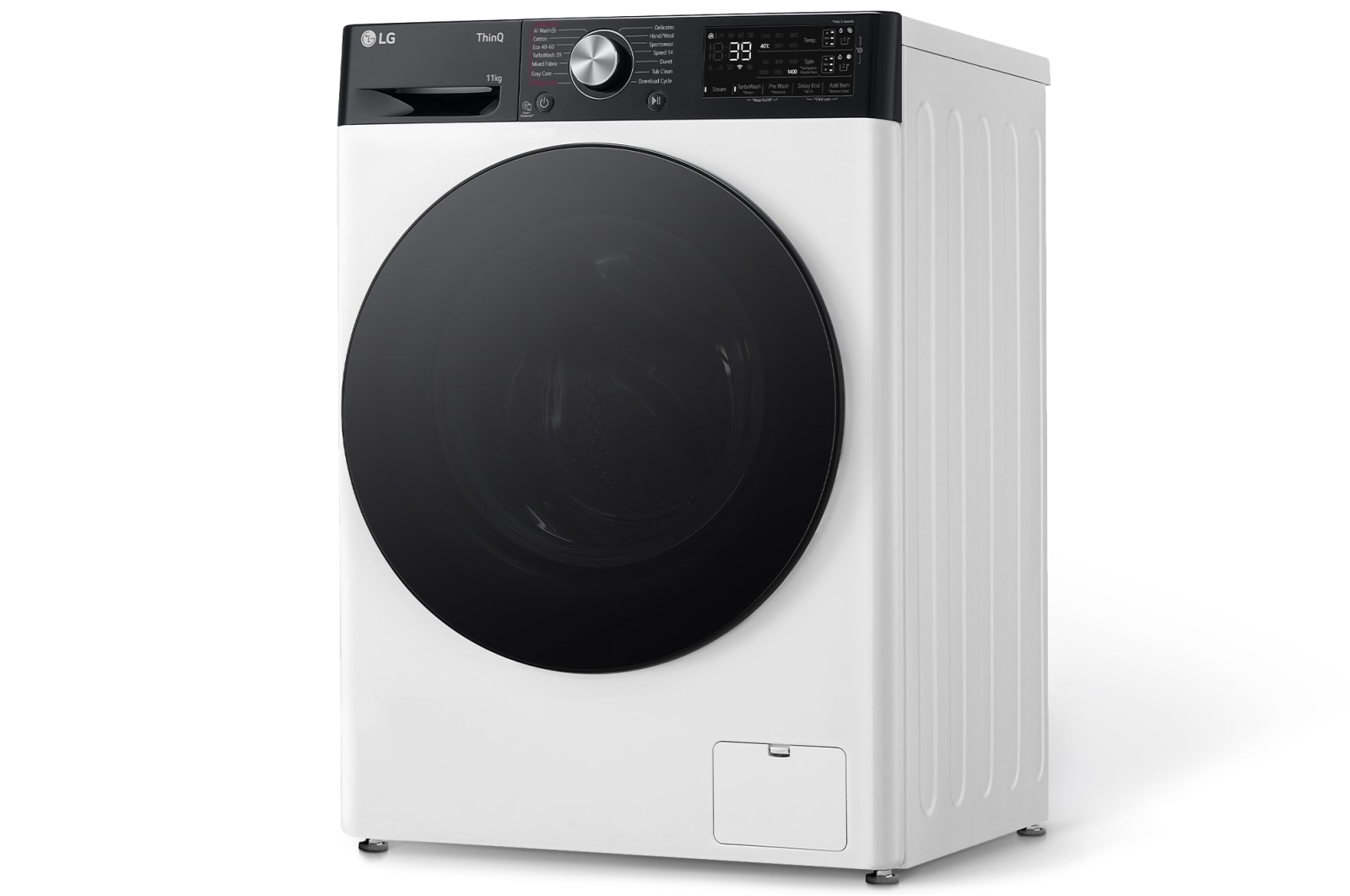 LG Lavatrice 11kg AI DD™ | Serie R7 Classe A-10% | 1400 giri, TurboWash 360, Autodosaggio, Vapore su 7 programmi, Wi-Fi | White, F4R7511TSWB