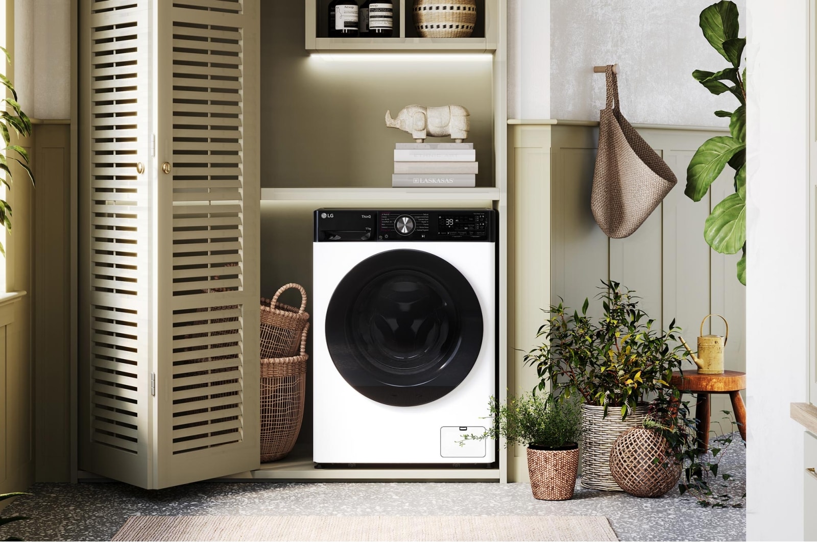 LG Lavatrice 11kg AI DD™ | Serie R7 Classe A-10% | 1400 giri, TurboWash 360, Autodosaggio, Vapore su 7 programmi, Wi-Fi | White, F4R7511TSWB