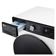 LG Lavatrice 11kg AI DD™ | Serie R7 Classe A-10% | 1400 giri, TurboWash 360, Autodosaggio, Vapore su 7 programmi, Wi-Fi | White, F4R7511TSWB