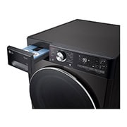 LG Lavatrice 13kg AI DD™ | Serie R9 Classe A-20% | 1400 giri, TurboWash 360, Autodosaggio, Vapore antipiega, Wi-Fi | Black, F4R9513TPBC