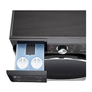 LG Lavatrice 13kg AI DD™ | Serie R9 Classe A-20% | 1400 giri, TurboWash 360, Autodosaggio, Vapore antipiega, Wi-Fi | Black, F4R9513TPBC