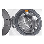 LG Lavatrice Smart TurboWash™ 9 kg Oblò Ring Silver Cromato, F4TURBO9