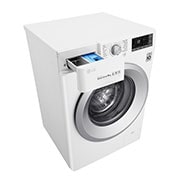LG Lavatrice Smart TurboWash™ 9 kg Oblò Ring Silver Cromato, F4TURBO9