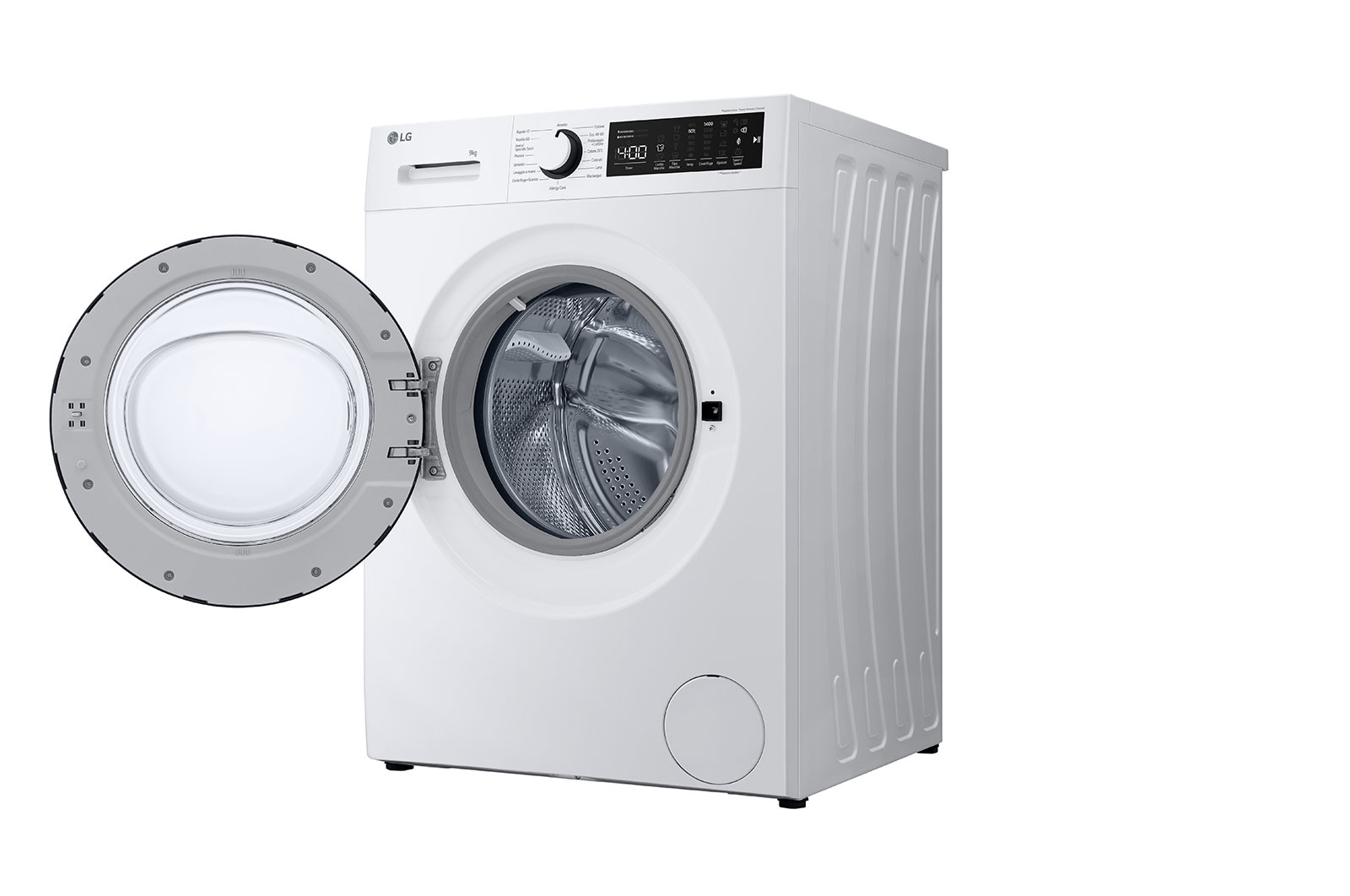 LG Lavatrice 9kg | Serie M3 Classe A | 1400 giri, Lavaggio a vapore, Allergy Care | White, F4WM309SAE