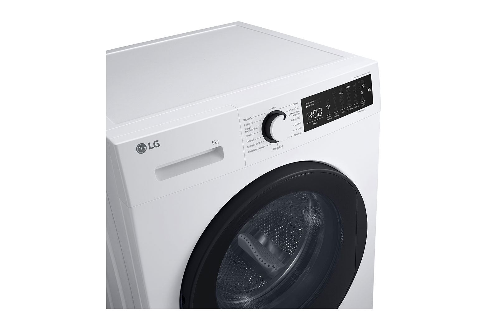 LG Lavatrice 9kg | Serie M3 Classe A | 1400 giri, Lavaggio a vapore, Allergy Care | White, F4WM309SAE