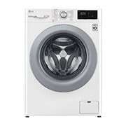 LG Lavatrice 8kg AI DD™ | Serie V3 Classe B | 1400 giri, Lavaggio a vapore, Inverter Direct Drive | White, F4WV308S4B