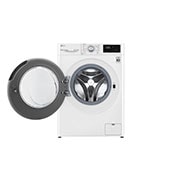 LG Lavatrice 8kg AI DD™ | Serie V3 Classe B | 1400 giri, Lavaggio a vapore, Inverter Direct Drive | White, F4WV308S4B